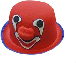 Halbhohes Karnevalsaccessoire Hut Rot