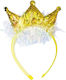 Yellow Carnival Headband with Sequins