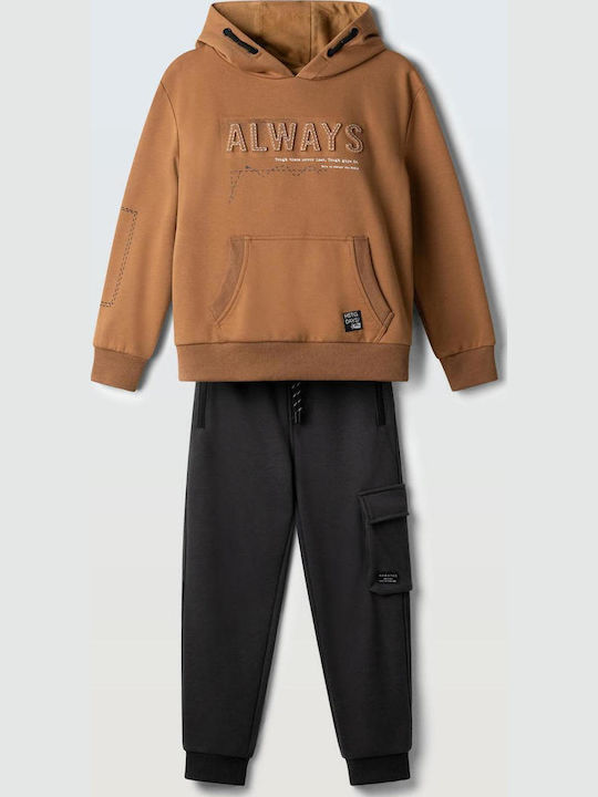 Hashtag Комплект анцуг кафяв