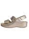 Women's Flat Sandals Tabac Brown