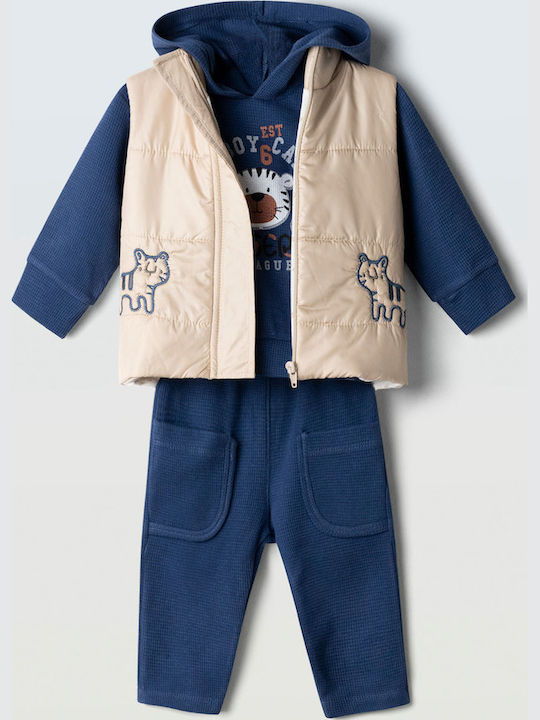 Kinderbekleidungssets mit Shorts & Mantel Sommer 2Stücke Blau