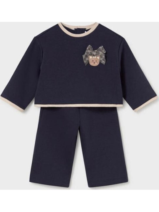 Kinderbekleidungssets mit Hosen Sommer 2 Stück Dunkelblau