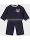 Kinderbekleidungssets mit Hosen Sommer 2 Stück Dunkelblau