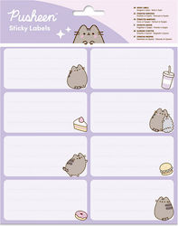 Pusheen Notebook Labels 9x2cm 40 Pieces