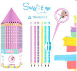 Yalong Pencil HB Triangle Pastel Colours