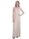 Summer Maxi Slip Dress Beige