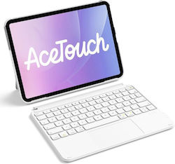 Inateck Ace Touch Keyboard Case Ipad 11"/10 9" Qwertz Rgb White Inateck Ace Touch Keyboard Case Ipad 11"/10 9" Qwertz Rgb White