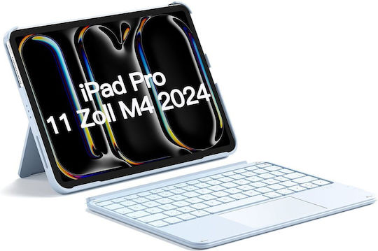 Inateck Acetouch Tablet Case Keyboard Ipad 11" Kb04122-11 Blue