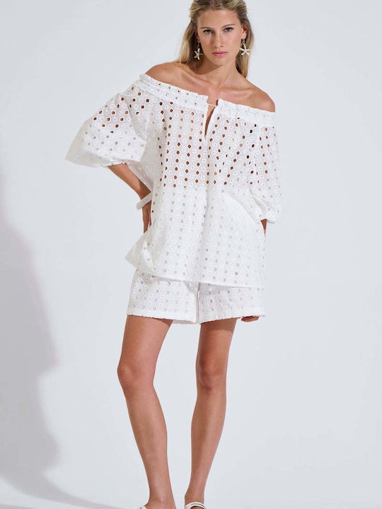 Bill Cost Bluză Damă Din Bumbac Off-Shoulder Cu...