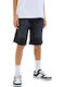 Kinder Shorts Bermudas Stoff Bill Charge Schwarz Sand