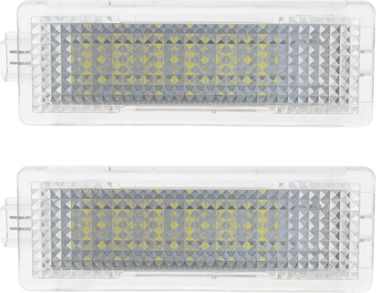 БМВ 5 E60 E61 7 E65 E66 F01 F02 Вътрешни LED осветителни лампи Комплект от 2 броя