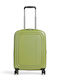 Mandarina Duck Logoduck+ Cabin Hard Travel Suitcase Winter Olive with 4 Wheels Height 55 cm