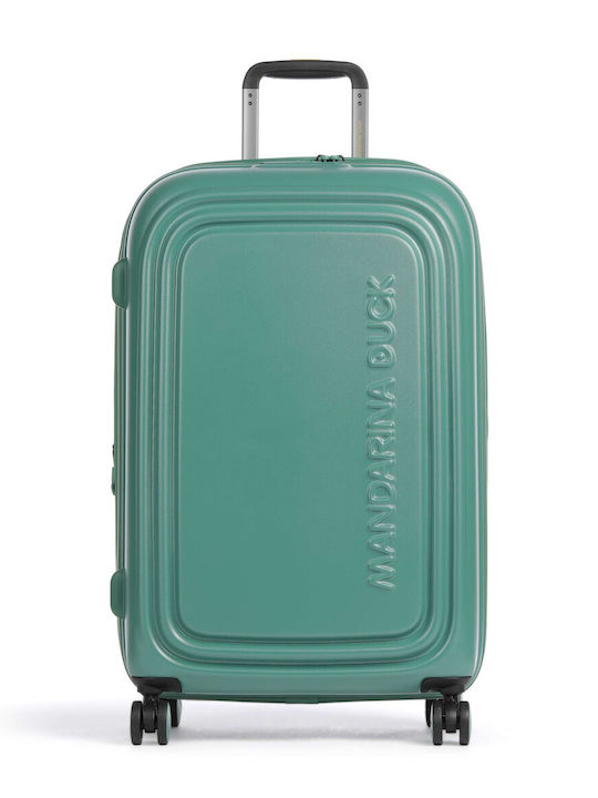 Mandarina Duck Logoduck+ Medium Hard Suitcase Foliage Green with 4 Wheels Height 69cm