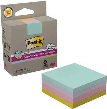 Post-it 3M Самозалепващи листчета 654 2014-ssrc-ps 76x76 276 листа