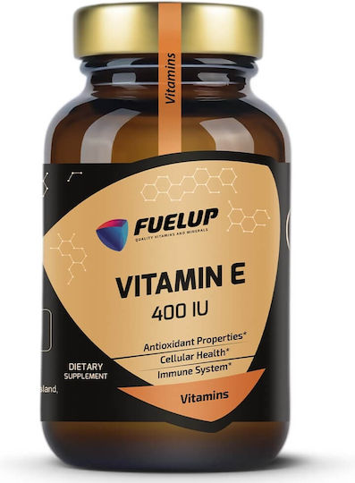 Fuel Up Vitamin E Vitamin for Skin & Antioxidant Action 400 IU 50 Softgels