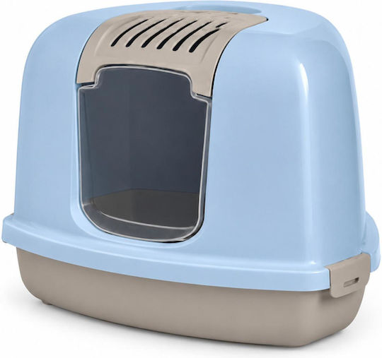 Closed Corner Blue Cat Toilet M58 x W45 x H40cm