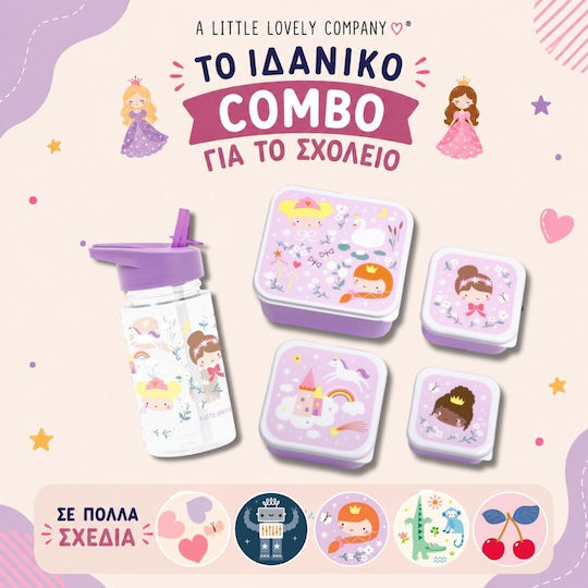 A Little Lovely Company Παιδικό Παγούρι Πλαστικό