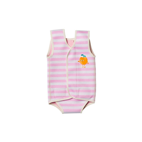 Бебешко Спасително Жилетче Poppy Peach Розова Райе Sunnylife