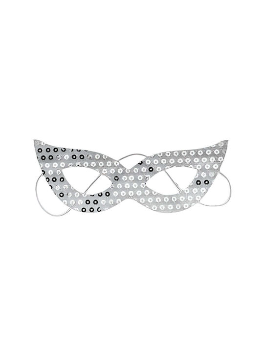 Silver Sequin Eyemask
