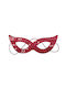 Eyemask Mask Sequins Red