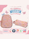 A Little Lovely Company School Set Pink 16 Litre