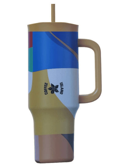 Coffee Island Bright Light Pahar Termos 1.2lt Coffee Island cu Pai