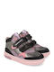 Kids Sneakers High Anatomic with Hoop & Loop Closure Pink