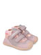Kids Sneakers High Anatomic with Hoop & Loop Closure Pink