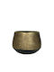 Zaros Ethnic Metal Candle Holder in Bronze Color 21x15cm