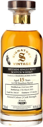 2009 Signatory Vintage 1st Fill Bourbon Whisky of Scotland 700ml