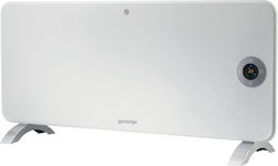 Gorenje Boden-Konvektorheizung 2000W mit Elektronischem Thermostat 92x43cm Weiß Gorenje Boden-Konvektorheizung 2000W mit Elektronischem Thermostat 92x43cm Weiß