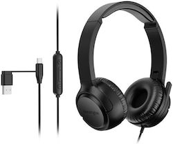 Kensington H950 EQ Auf Dem Ohr Multimedia-Kopfhörer Mit Mikrofon Und Konnektivität USB-A / USB-C Kensington H950 EQ Auf Dem Ohr Multimedia-Kopfhörer Mit Mikrofon Und Konnektivität USB-A / USB-C