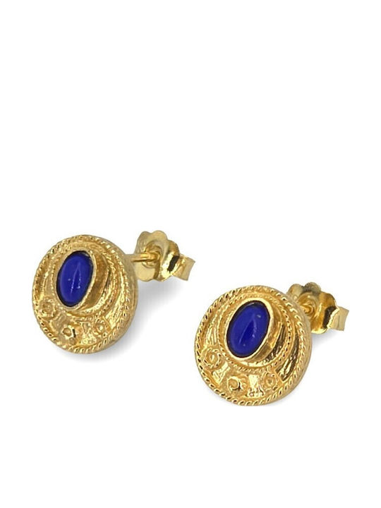 Stud Earrings Gold Plated Silver Stud Earrings Gold Plated Silver