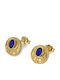 Stud Earrings Gold Plated Silver