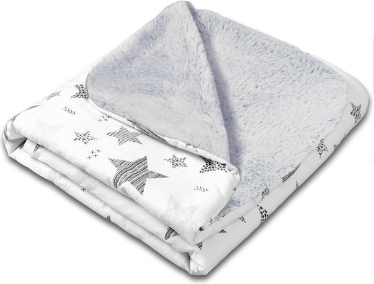 Kidizi Cotton Grey Nursery Swaddling Baby Blanket 100x78cm