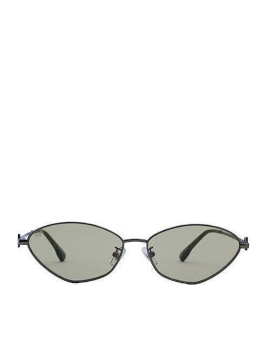 OJO Sunglasses Unisex Γυαλιά Ηλίου με Πράσινο Μεταλλικό Σκελετό και Πράσινο Φακό 39OEV55503