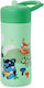 Affenzahn Kids Water Bottle Stainless Steel with Straw Non Spill 430ml