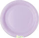 Lilac Paper Dinner Plates 25 Pieces