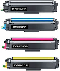 Planetink Συμβατό Toner για Brother Pl-tn248xlset Πολύχρωμο Planetink Συμβατό Toner για Brother Pl-tn248xlset Πολύχρωμο