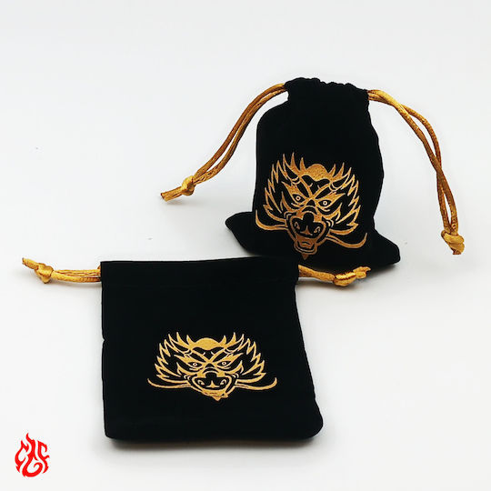 Black Dice Bag Dragon Head Design Dungeons Dragons