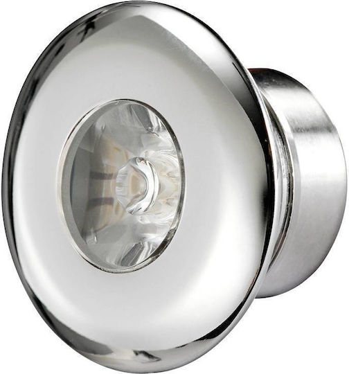 Inox Led Recessed Ceiling Light 12/24v Φ25mm White Led Lighting