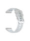 Silikon Tragbare Bänder Semi-Transparent Muster Amazfit Bip 6 46mm Eis Blau