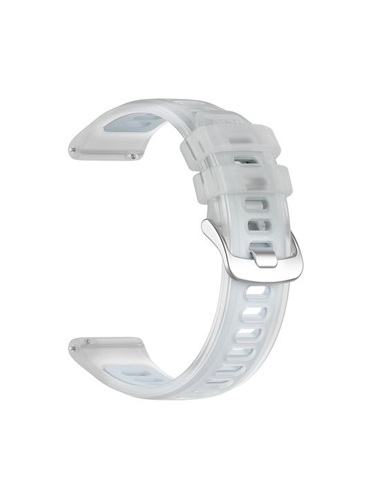 Silicone Strap Semi-Transparent Pattern Garmin Forerunner 255 Vivoactive 4 Venu 2 45mm Ice Blue