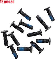 Σετ Βίδες Screws Set Laptop Dell Inspiron 17 7773 7786 14 5559 Latitude 15 E5520 Precision M4600 3r690 03r690 O3r690 Ο03r690 Palmrest & Bottom Case Screws 2.5mm X 8mm 12τμχ Κωδ.1-bolt007