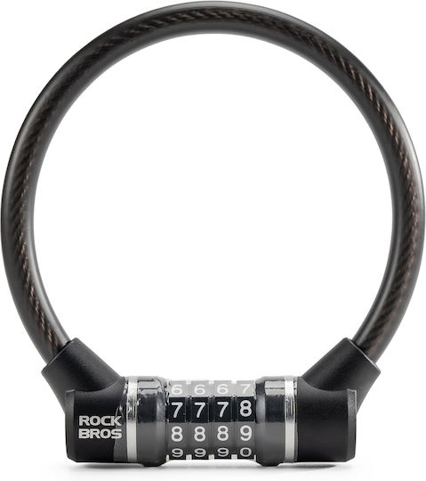Rockbros Катинар За Велосипед Заключване На Веригата С Комбинация / С Ключ Сив