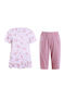 Celestino Schlafanzug & Pyjamas für Damen Lila