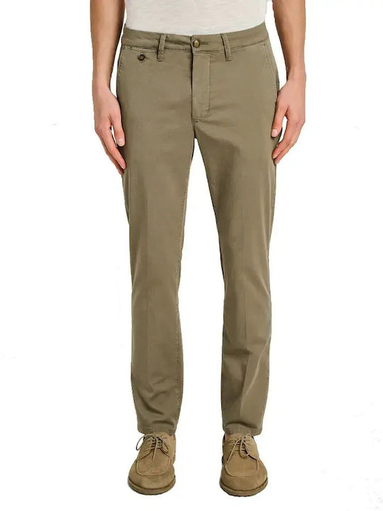 Staff Culton Chino Elastic Trousers Sage Green ...