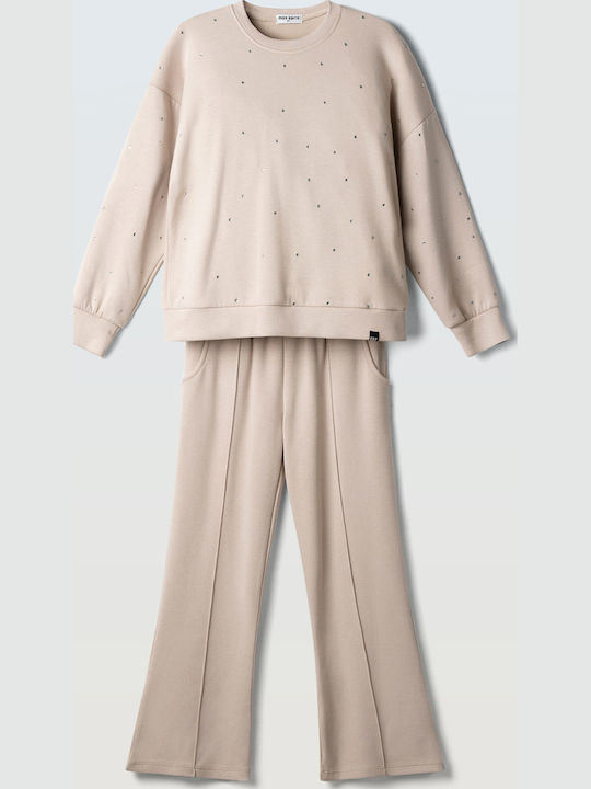 Evita Kids Set with Pants Beige 2 Pieces