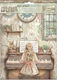 Set 6 Reispapier Decoupage Stamperia 21x29cm A4...