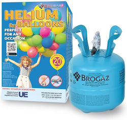 Single-Use Helium Bottle 20 Balloons 9 23cm